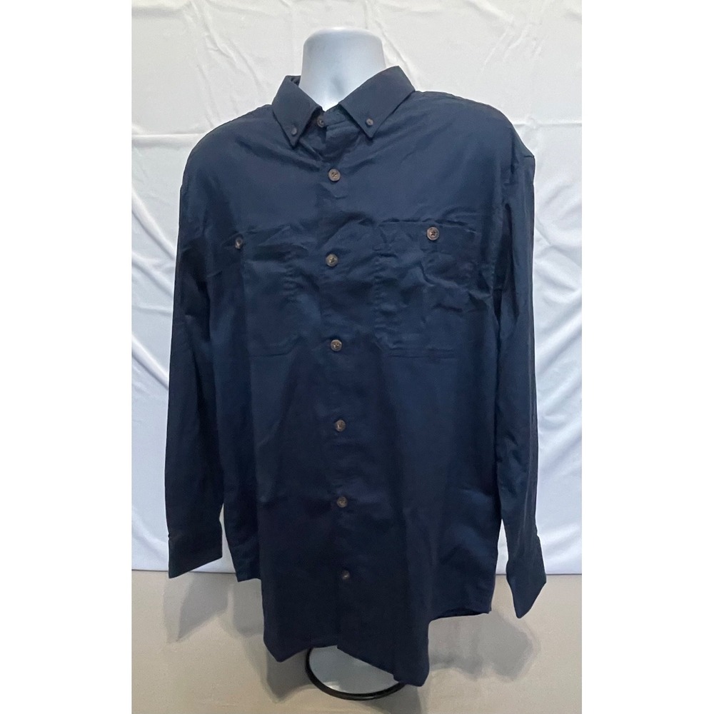 DULUTH TRADING MENS LONG SLEEVE‎ SIZE LARGE BLUE